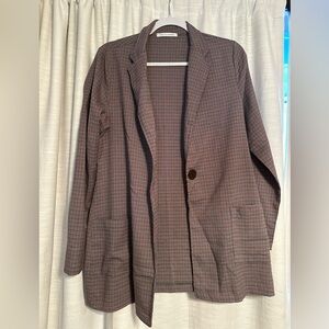Chris & Carol Houndstooth Blazer